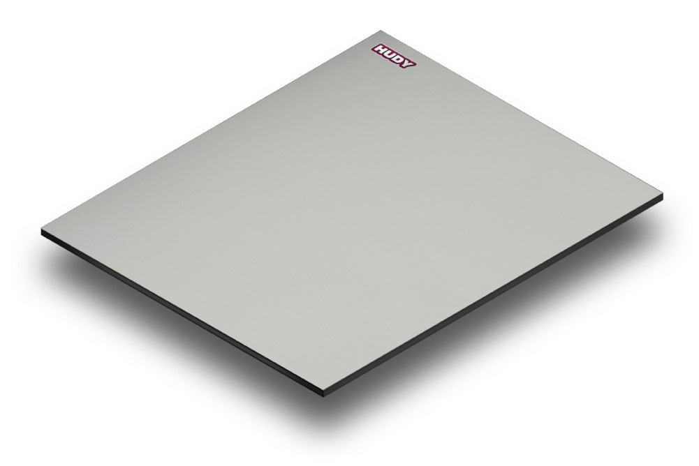 Hudy Setup Board Lightweight GREY for 1/10 & 1/8 Offroad 455x570mm - H108202 - RCXX - rc racing for professionals