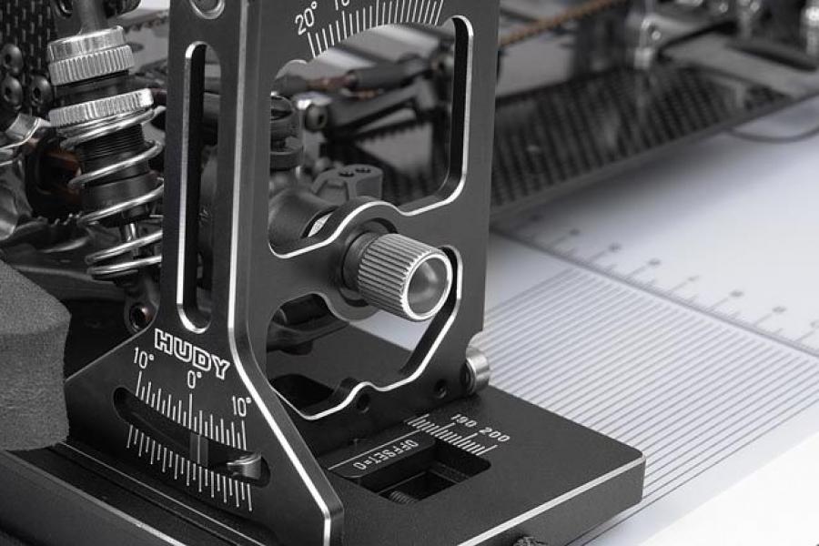 Hudy Aluminium Nuts for Setup Station 1/10 (4) BLACK - H109360 - RCXX - rc racing for professionals