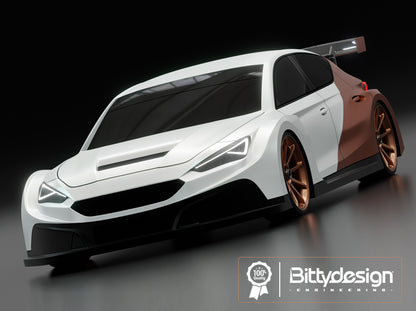 Bittydesign HIBERYA 1/10 FWD Body - 190mm - BDFWD-190HBY