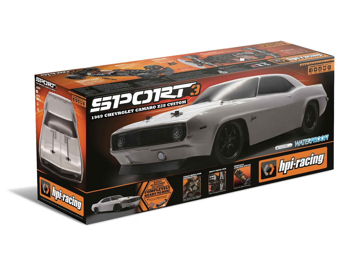 HPI Racing RS4 Sport 3 1969 Chevrolet Camaro Z28 Custom RTR - HPI160423 - RCXX - RC Racing Shop | RC Models | Tuning & Spare Parts for Professionals