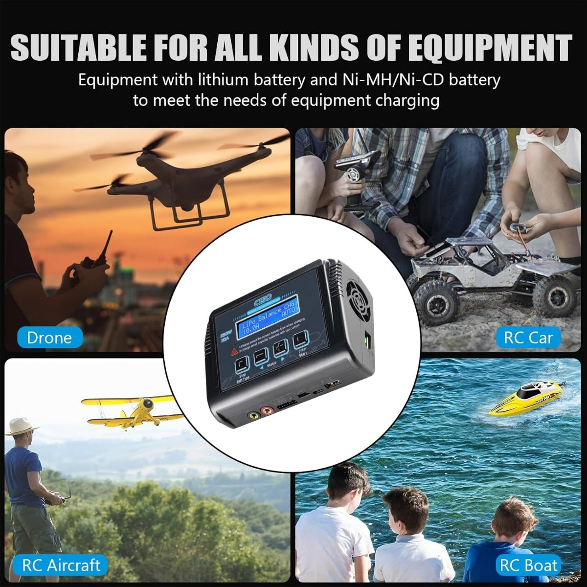 HTRC Ladegerät C150 150W (10A) - HTRC-C150 - RCXX - RC Racing Shop | RC Models | Tuning & Spare Parts for Professionals