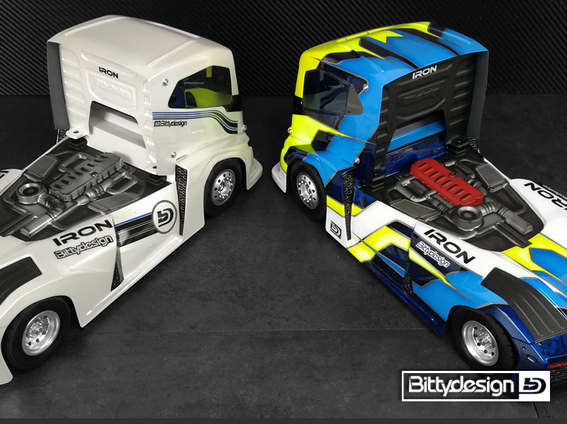 Bittydesign IRON 1/10 190mm Truck Clear Body Shell