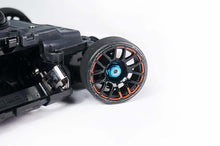 Stop nuts M2 flanged aluminum blue Koswork (5) Mini-Z Series