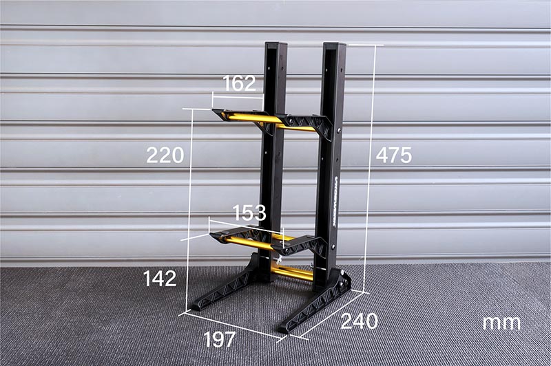 RC Car Display Rack (for 2 models) 200x240x475mm