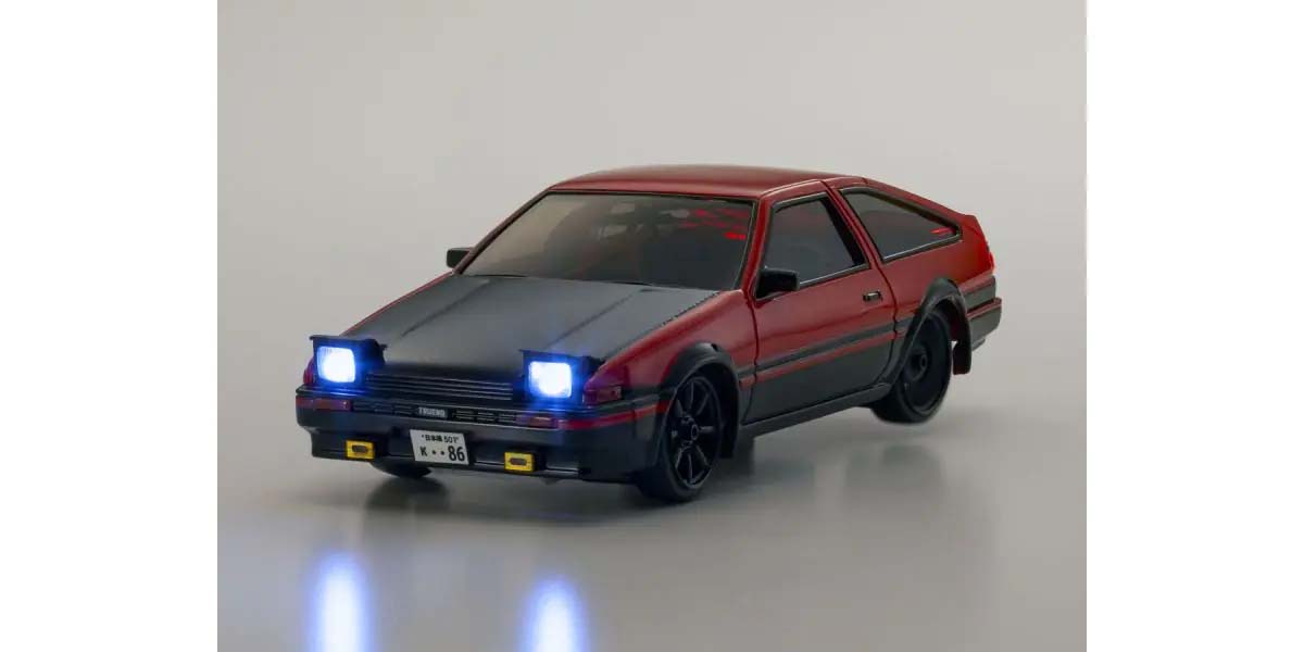 Kyosho First Mini-Z 1:28 Toyota Sprinter Trueno AE86 RD/BK