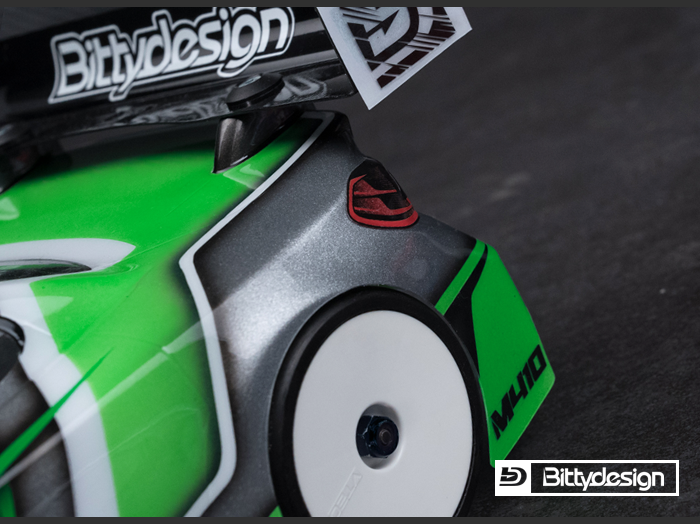 Bittydesign M410 1/10 TC 190mm Clear Body Shell - BDTC-M410