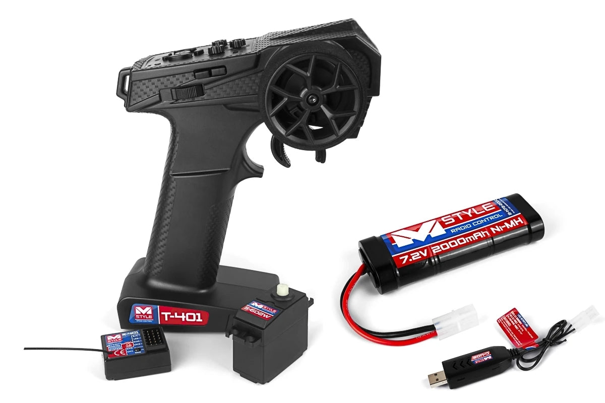 M Style M-002 Mstyle R/C Set - Radioset, Servo, Battery and Charger - MS542409 - RCXX - RC Racing Shop | RC Models | Tuning & Spare Parts for Professionals