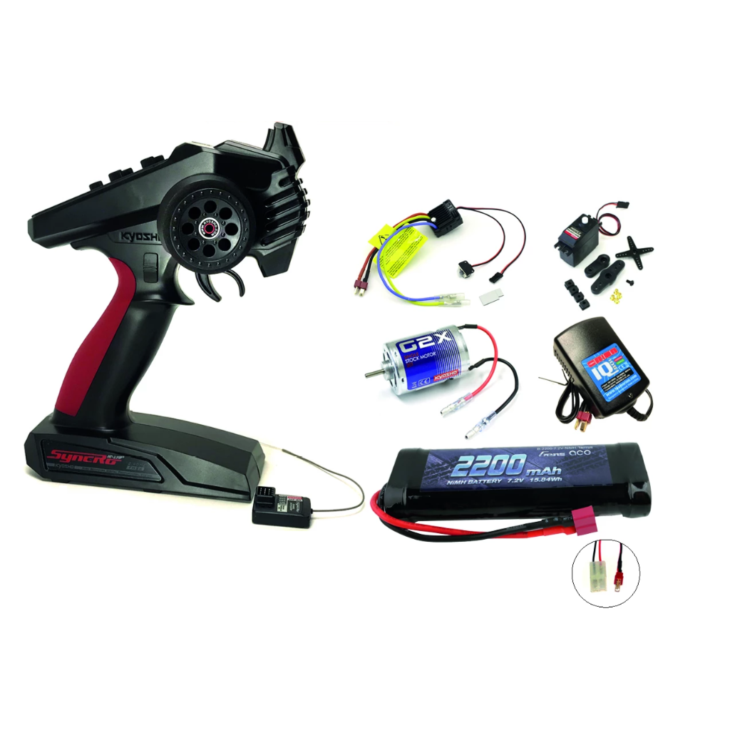 Kyosho Starter Set 1:10 (KT231-70703-82245B-HD3001-Akku-Charg)