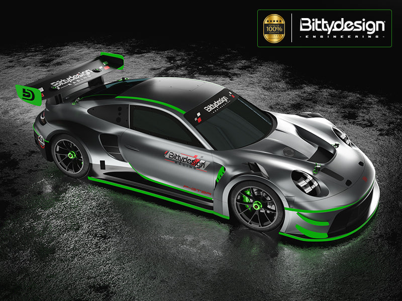 Bittydesign P-GT3R 1/10 Touring Body - 190mm - BDGT-190PGT3R