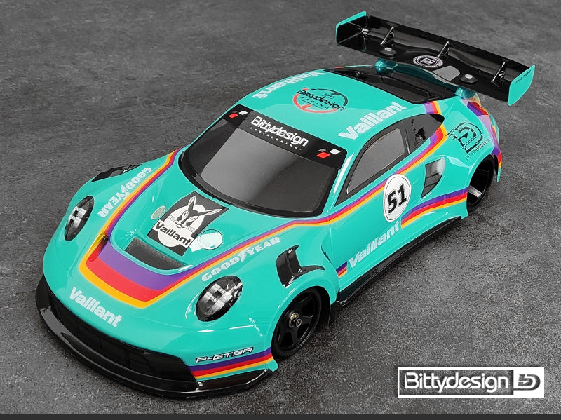 Bittydesign P-GT3R 1/12 GT12 Onroad Body Shell  - BDGT12-PGT3R