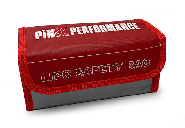 LiPo Akku Schutzbeutel Pink Performance - L (200×90×90mm)