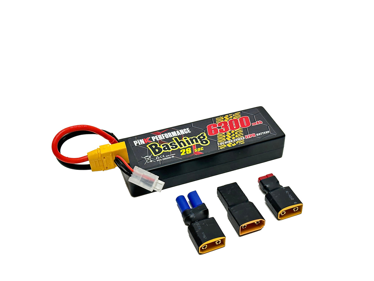 Pink Bashing LiPo 2S 7.4V-6300-50C (Multi) 139x47x25mm 325g