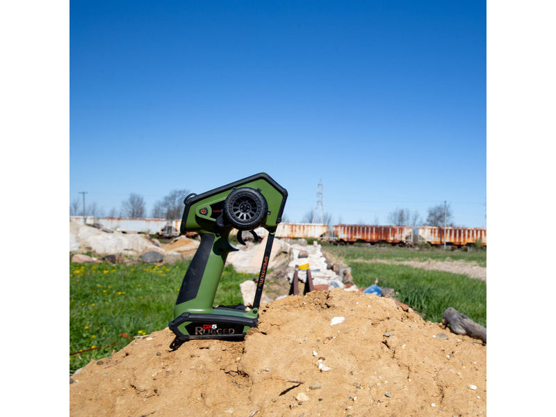 Spektrum DX5 Rugged DSMR Transmitter without Receiver (Green) - SPMR5200GEU - RCXX - RC Racing Shop | RC Models | Tuning & Spare Parts for Professionals