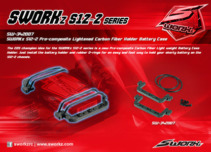 SWORKz Pro-composite Carbon Fiber Lightened Holder Battery Case(1) - RCXX - RC Racing Shop | RC Models | Tuning & Spare Parts for Professionals