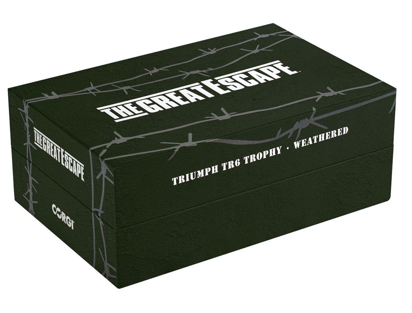 The Great Escape Triumph TR6 Trophy Motorcycle (Weathered) - 1:12 Scale - CC08501