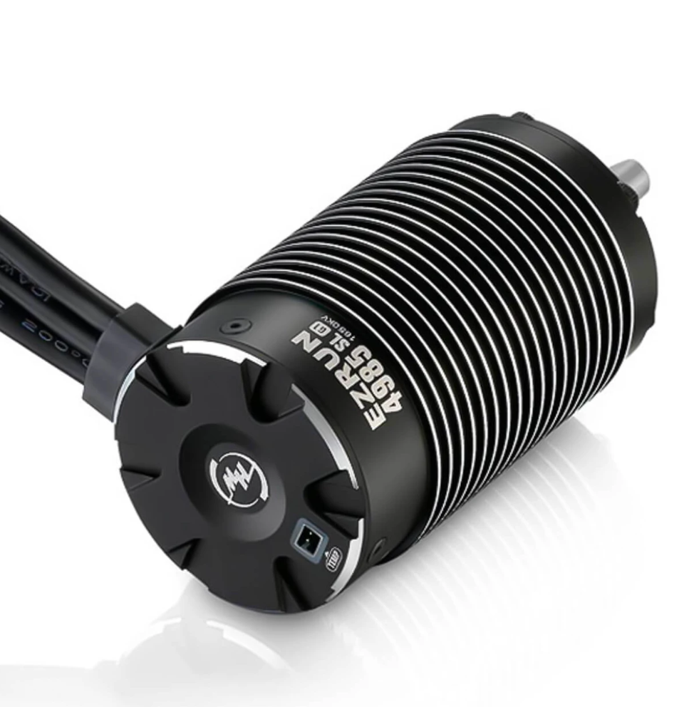 Moteur brushless Hobbywing Ezrun 4985SL 1650 kV, arbre de 5 mm, sans capteur, échelle 1/6