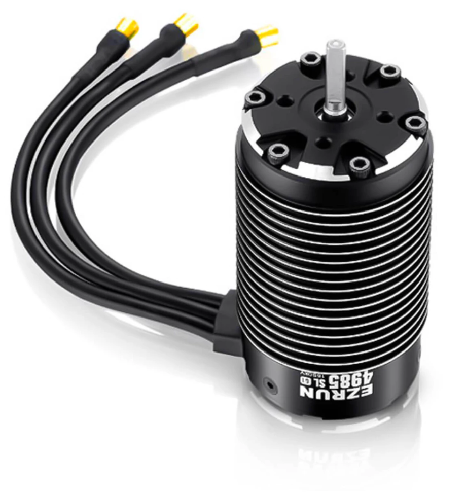 Moteur brushless Hobbywing Ezrun 4985SL 1650 kV, arbre de 5 mm, sans capteur, échelle 1/6