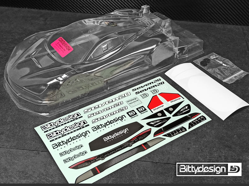 Bittydesign SEVEN20 1/12 GT Body - BDGT12-S20