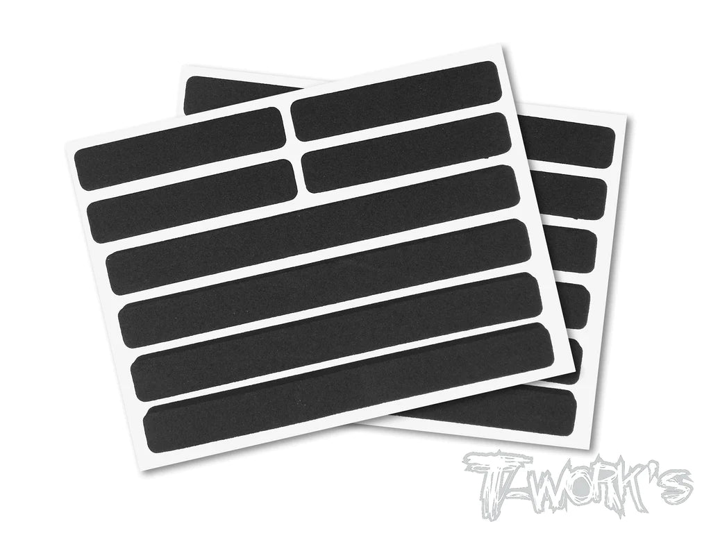 T-Works TA-114-2 Body Support Foam 2mm (2x decals) - RCXX - rc racing for professionals