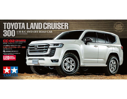 Tamiya Toyota Land Cruiser 300 (CC-02) Crawler à l'échelle 1/10 sans variateur électronique - 58688A