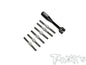 T-Works TB-208 64 Titanium Turnbuckle Set for SWORKZ S14-3 - RCXX - rc racing for professionals