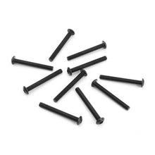 Tekno M3x25mm Button Head Screws (black, 10pcs) - TKR1411