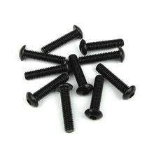Tekno M4x18mm Button Head Screws (black, 10pcs) - TKR1448