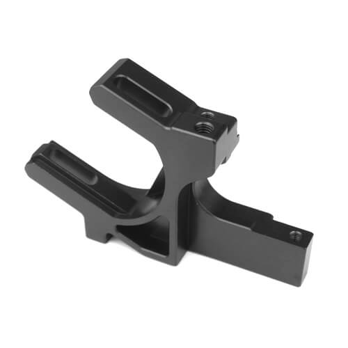 Tekno CNC Split Cntr Diff Mount (mtr mnt only, 7075, gun metal ano, EB/ET/SCT) - TKR5260