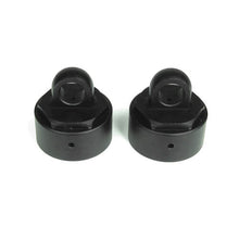 Tekno Shock Caps (aluminum, gun metal ano, 2pcs, EB48) - TKR6003