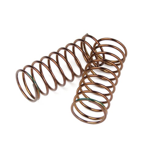 Tekno Shock Spring Set (front, 1.4x9.75, 3.81lb/in, 50mm, green) - TKR7234