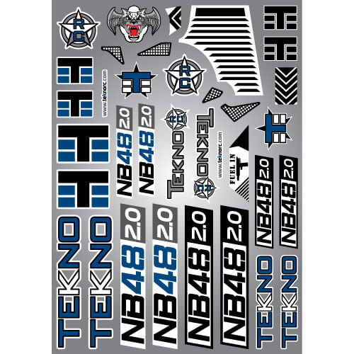Tekno Decal Sheet (NB48 2.0) - TKR9349