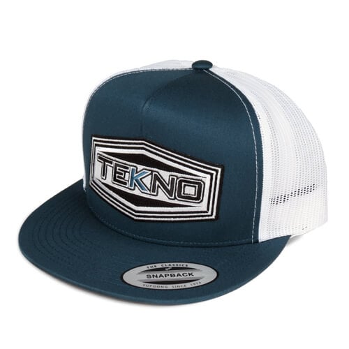 Tekno Tekno RC Patch Trucker Hat (flat bill, mesh back, adjustable strap) - TKRHAT11F