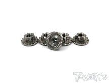 T-Works TP-034 64 Titanium Light Weight large-contact Serrated M4 Wheel Nuts (4) - RCXX - rc racing for professionals
