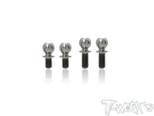 T-Works TP-124 64 Titanium Ball End set for Awesomatix A12 - RCXX - rc racing for professionals
