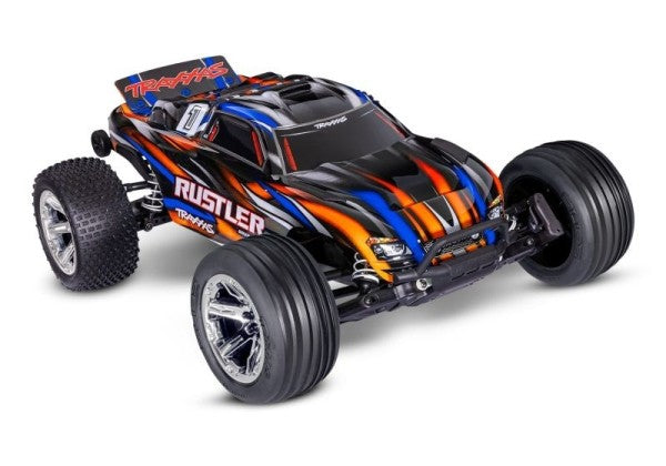 Traxxas Rustler 2WD RTR HD BL2S Brushless Stadium Truck - 37354 - RCXX - RC Racing Shop | RC Models | Tuning & Spare Parts for Professionals