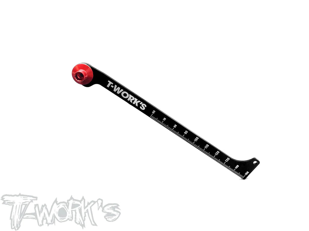 T-Works TT-035-L Shock Stroke and Rebound Gauge 60-150mm - for 1/8 Buggy - RCXX - rc racing for professionals