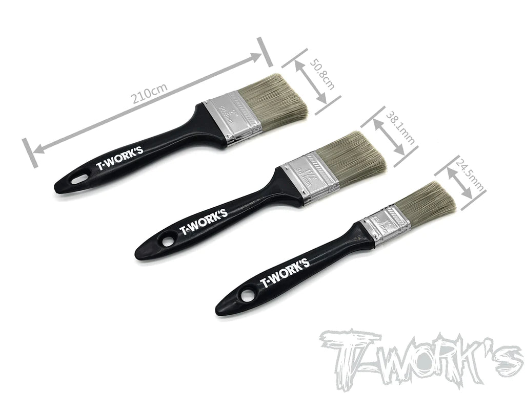T-Works TT-077 Soft Brittle Brush Set - RCXX - rc racing for professionals