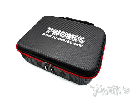 T-Works TT-075-B Compact Hard Case Parts Bag (1) - RCXX - rc racing for professionals