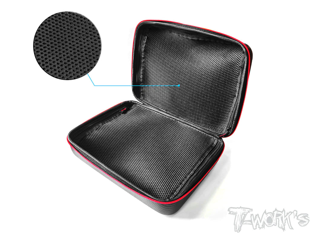 T-Works TT-075-C Compact Hard Case Parts Bag L (1) 33x23x10cm - RCXX - rc racing for professionals