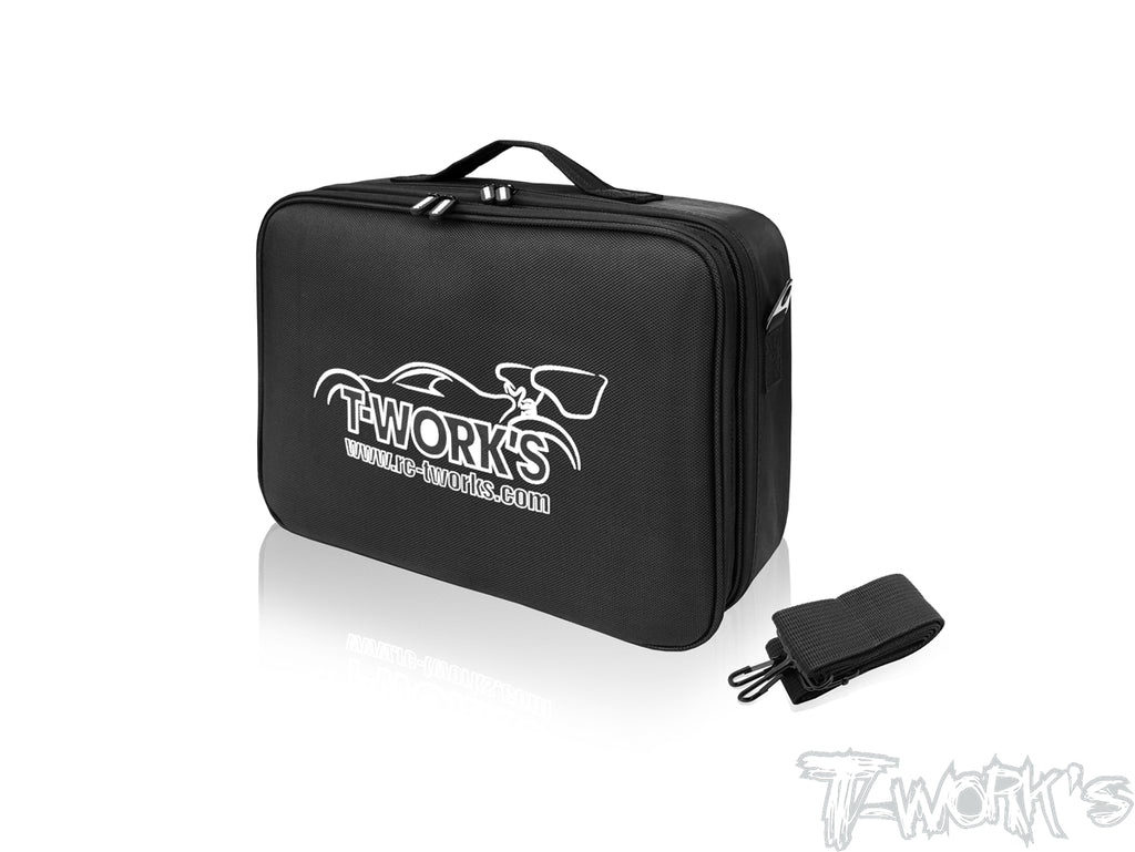 T-Works TT-075-F-L Hard Case Parts Large Bag (1) - with hard Separator - RCXX - rc racing for professionals