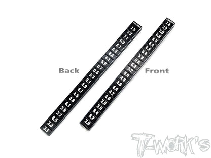 T-Works TT-095 3-7.5mm Ride Height Gauge (1) For 1/10 Touring - RCXX - rc racing for professionals