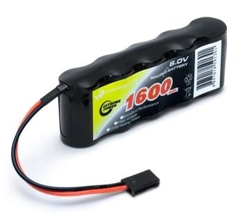 VAPEX NiMH Empfängerakku 6V 1600mAh – 5-Zellen mit Futaba-Stecker - V16005AFSF2 - RCXX - RC Racing Shop | RC Models | Tuning & Spare Parts for Professionals