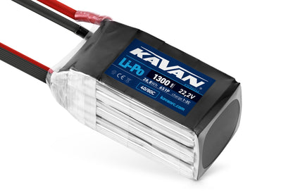 KAVAN Li-Po battery 1300mAh 22.2V 40/80C – KAV33.6044