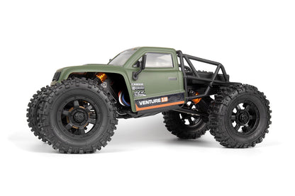 HPI Venture18 CC FLUX 1/18 Competition Scale Crawler RTR | Gunmetal / Military Green