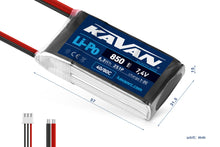 Batterie Li-Po KAVAN 850mAh 7,4V 40/80C – KAV33.6000