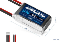 Batterie Li-Po KAVAN 850mAh 11,1V 40/80C – KAV33.6001