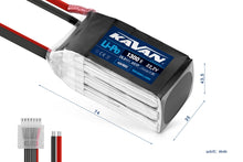 Batterie Li-Po KAVAN 1300mAh 22,2V 40/80C – KAV33.6044