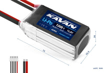 Batterie Li-Po KAVAN 1300mAh 14,8V 40/80C – KAV33.60050