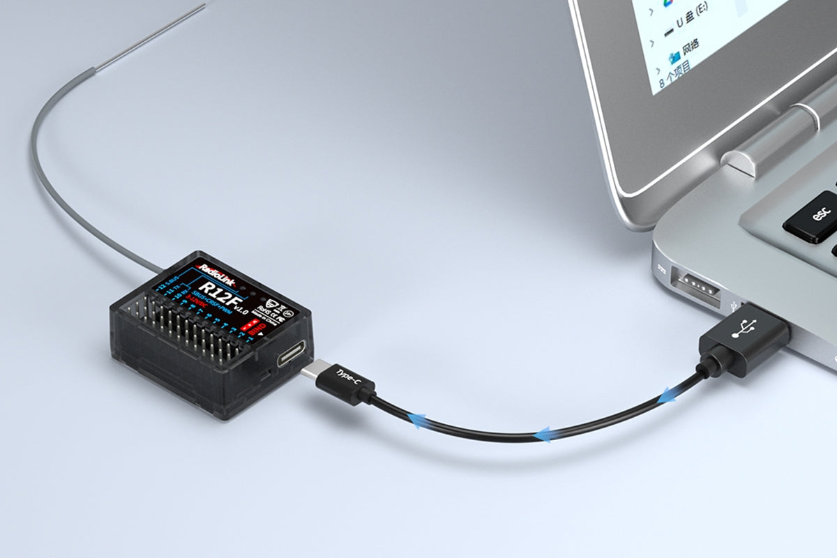 RadioLink R12F 2.4GHz 12-Channel FHSS Receiver - 1RL0160