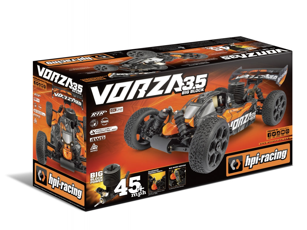 HPI VORZA Nitro 3.5 Big Block 1/8 4WD Buggy RTR - HPI160177